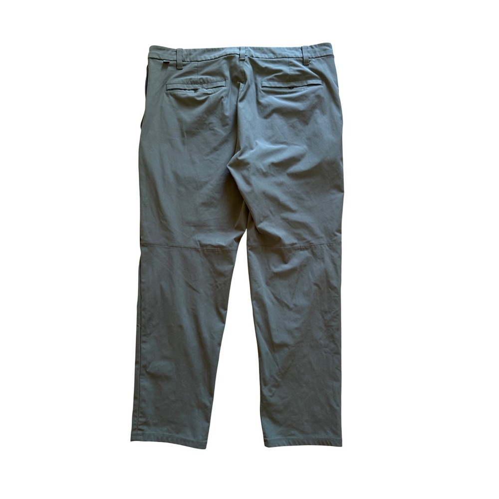 Lululemon Men's Commission Pant Classic Fit Mens Grey Warpstreme Chino 38x28 - Picture 2 of 9